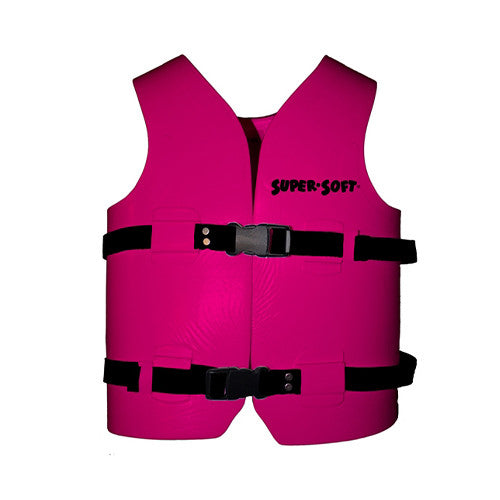 Texas Recreation Medium USCG Approved Child's Vinyl Vest Flamingo Pink