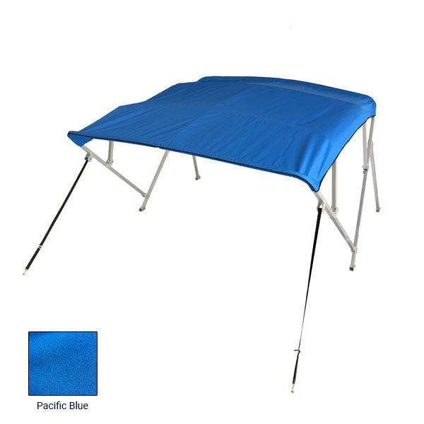 Gen3 Marine 4 Bow Pontoon Bimini Top 56"x8'x97-103" Pacific Blue