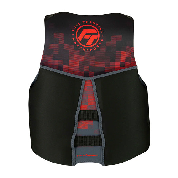 Full Throttle Men's Rapid-Dry Flex-Back Red Medium