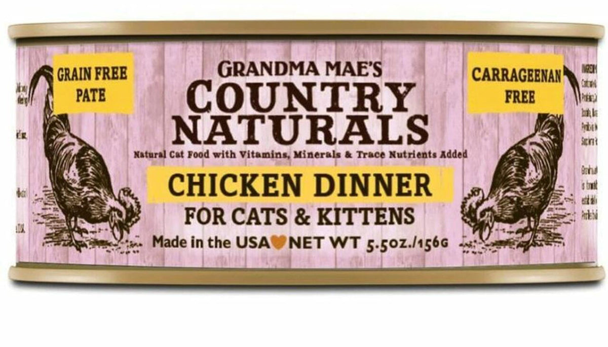 Grandma Mae's Grain Free Chicken Dinner Cat Food 5.5oz