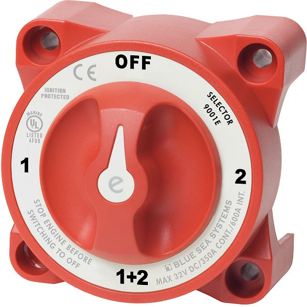 Blue Seas Battery Switch 'E' 4 Position