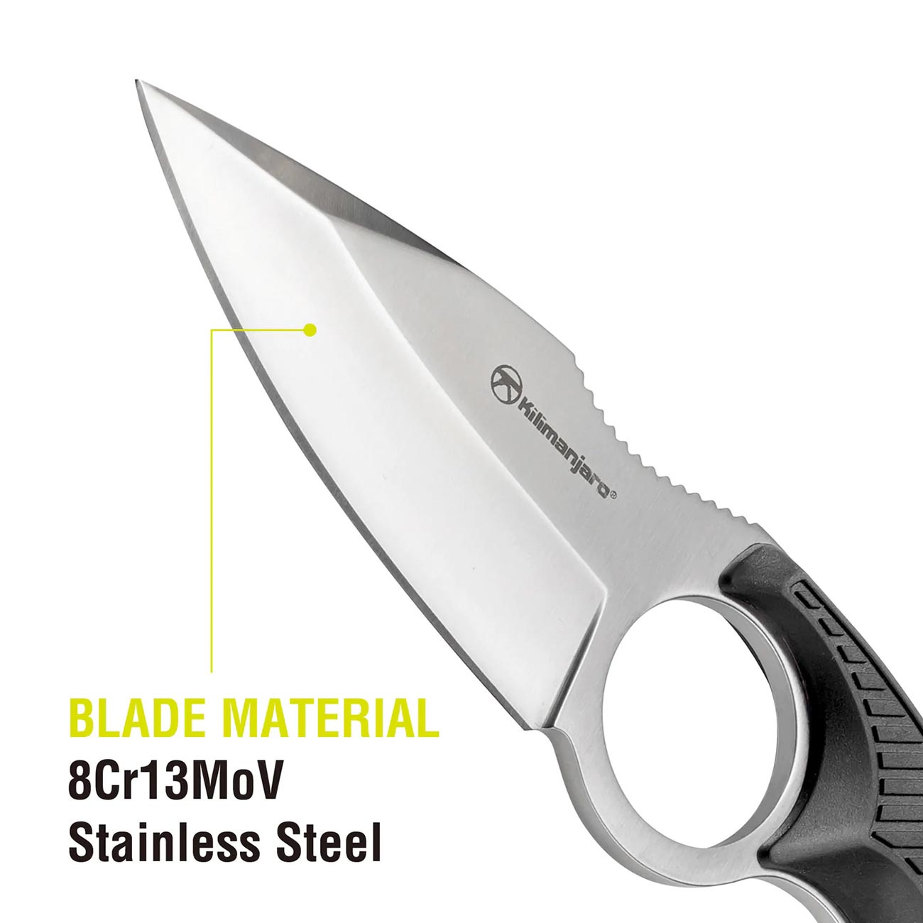 Kilimanjaro Stretta 6-3/4" Drop Point Neck Knife