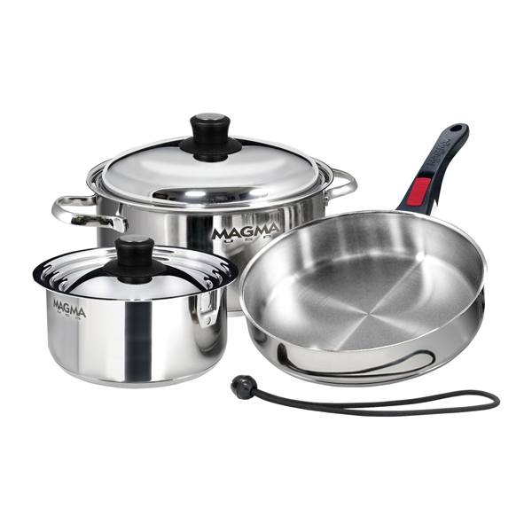 Magma Grills Cookware 7 Pc Starter Induction Ss