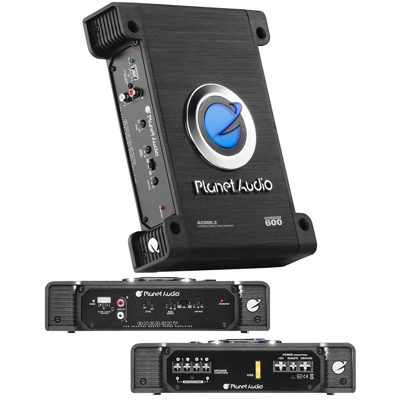 Planet 2CH Amplifier 600W Max