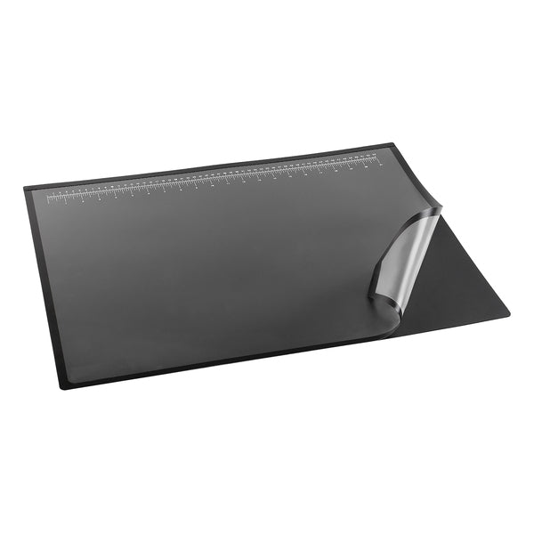 Artistic 41100 Double-Layer Desk Pad, 24-In. x 19-In., with Nonglare Surface, Black