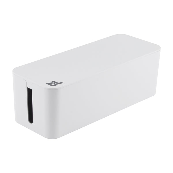 Bluelounge BLUCB-01-WH 16 x 6.25 x 5.25-In. CableBox Cable Organizer, BLUCB-01 (White)