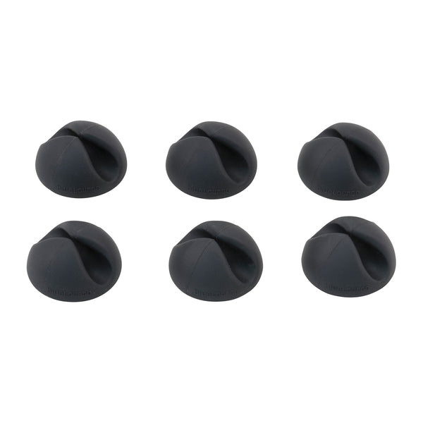 Bluelounge BLUCD-BL CableDrop Multipurpose Cable Clips, 6 Pack