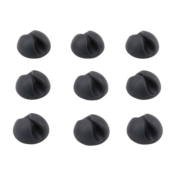 Bluelounge BLUCDM-BL CableDrop Mini Cable Routing Clip, BLUCDM, 9 Pack (Black)