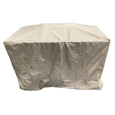 AZ Patio Heaters Rectangular Bar Height Tile Top Fire Pit with Wind Screen
