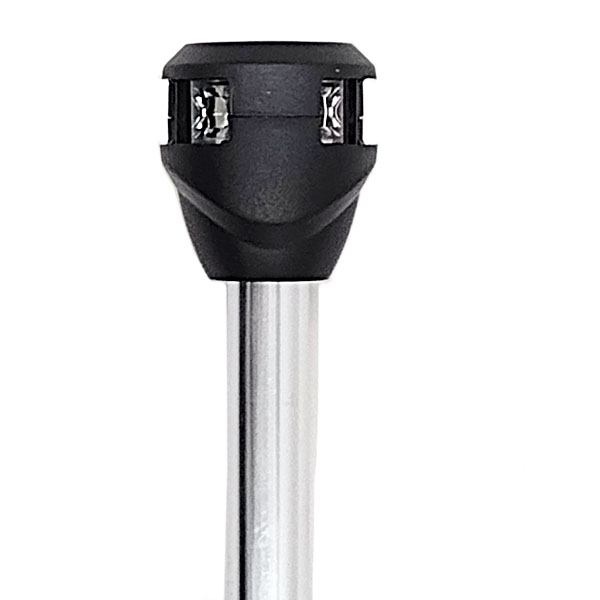 Attwood Bi-Color 14" Straight 3 Pin Pole Light with task light