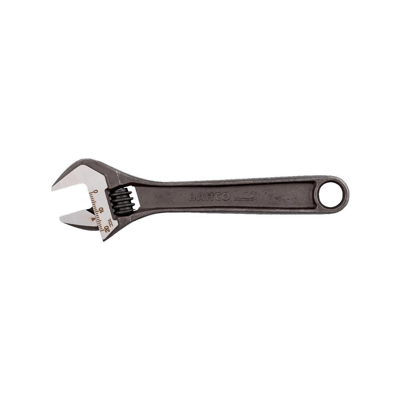 Bahco 8GÇ¦ Slim Head Adjustable Wrench with Black Phosphate Finish