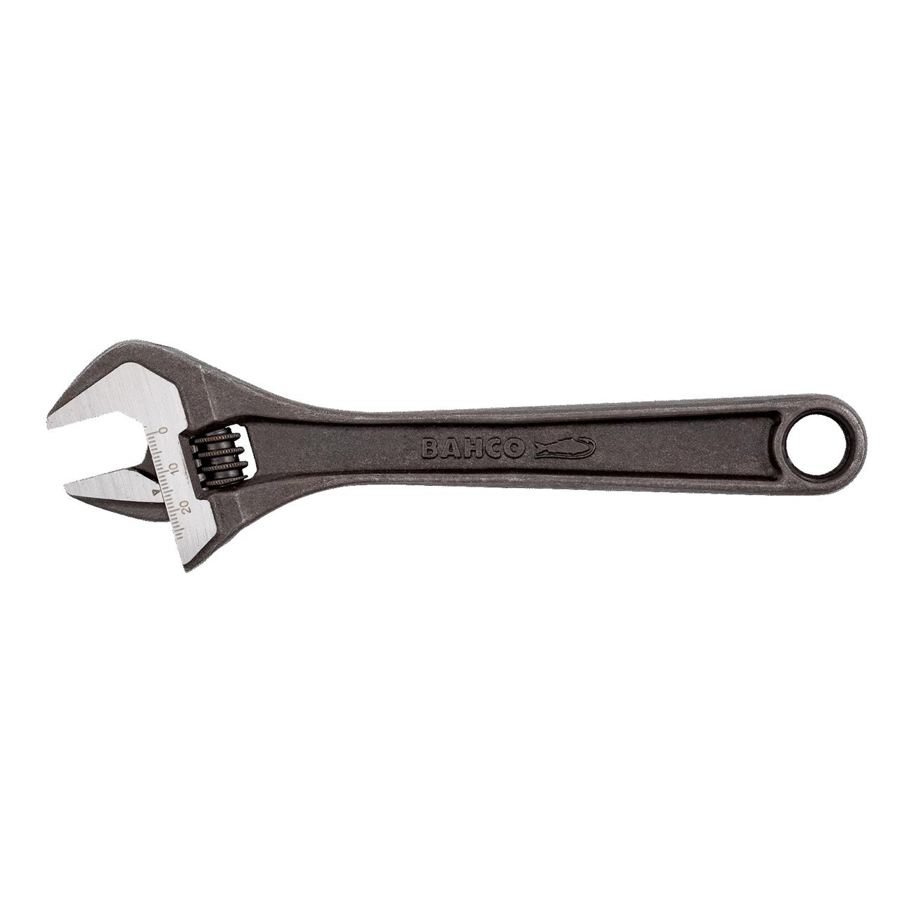 Bahco 10GÇ¦ Slim Head Adjustable Wrench with Black Phosphate Finish