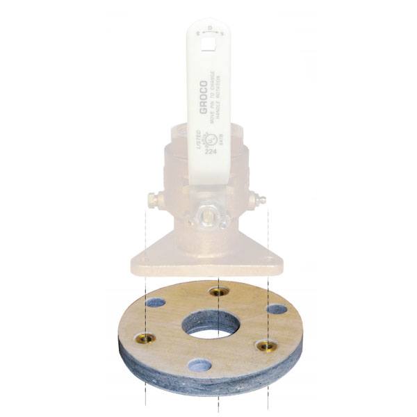 Groco Seacock Backing Block 750-1000