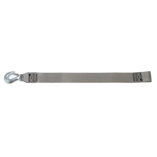 Boat Buckle Winch Strap W/Loop-2" X 20'
