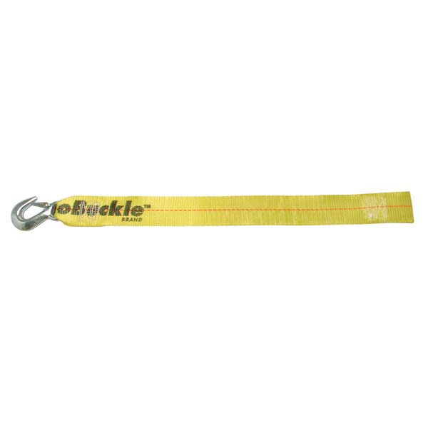 Boat Buckle Hd Winch Strap W/Loop-2" X 25'