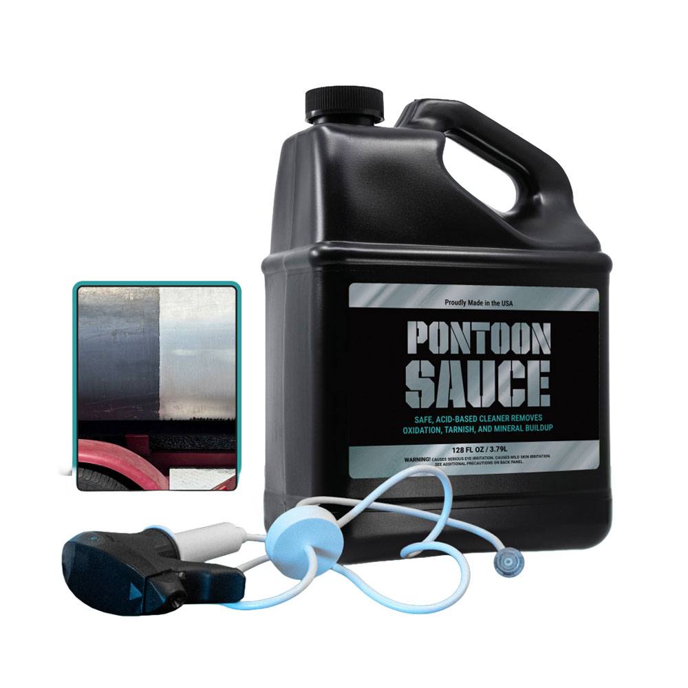 Boat Bling PONTOON SAUCE  - Bare Aluminum and Pontoon Cleaner