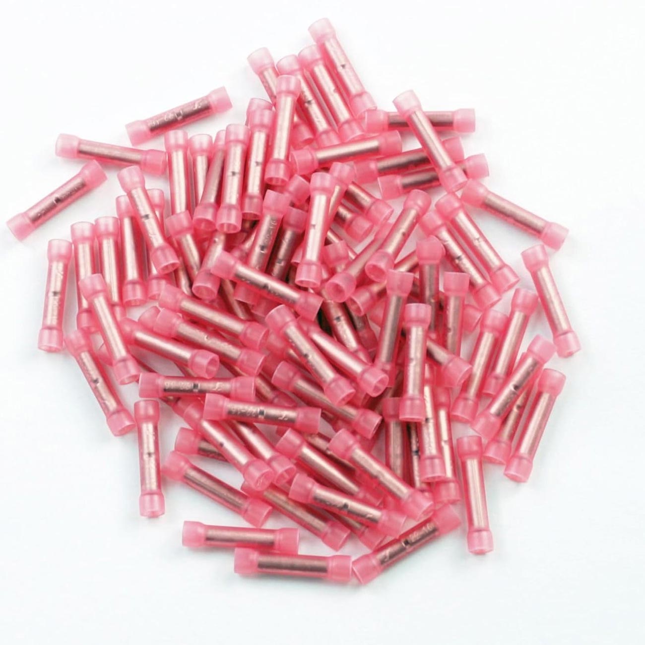 XScorpion Butt Crimp Connectors 18/22ga. GÇô Red (100 pack)