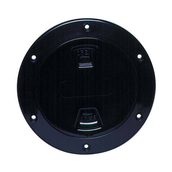 Beckson Marine Deck Plate 4" Screw Wht-Clear-Smooth