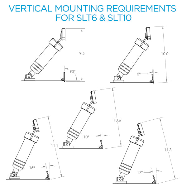Bennett Marine 6" X 8" Self-Leveling Tab System For 10'-14' Boats