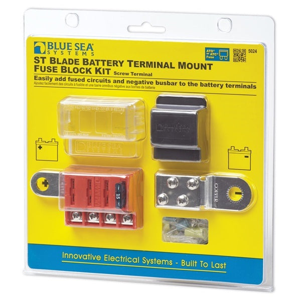 Blue Seas Battery Terminal Fuse Block Kit