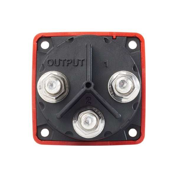 Blue Seas M Battery Switch 3 Pos - Red