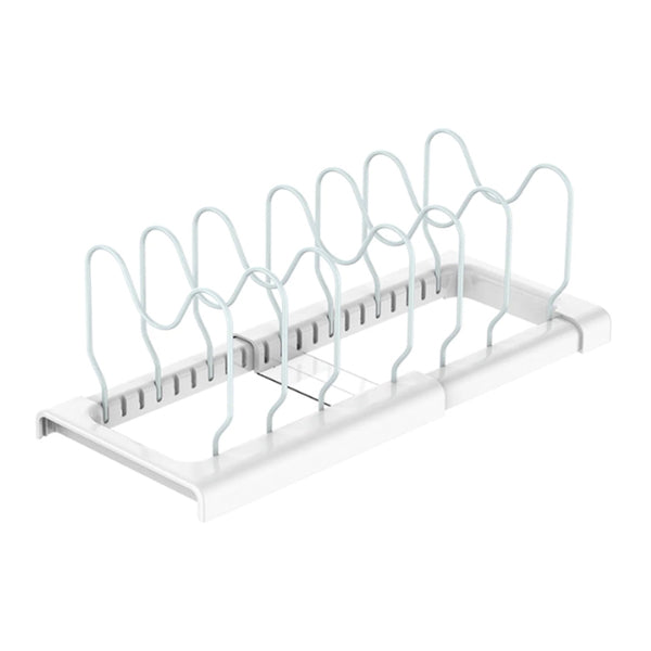 Better Houseware 842 White-Coated-Steel Adjustable Cookware Rack