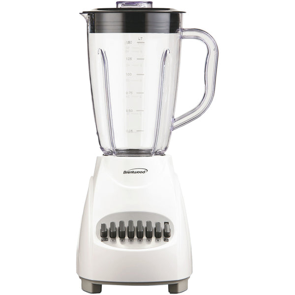 Brentwood JB-220W 50-Oz. 12-Speed + Pulse 350-Watt Electric Blender (White)