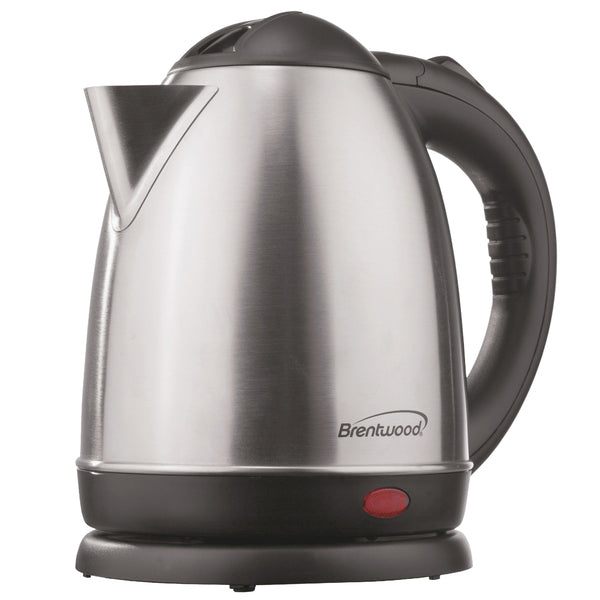 Brentwood KT-1780 1.58-Qt. 1,200-Watt Stainless Steel Cordless Electric Kettle