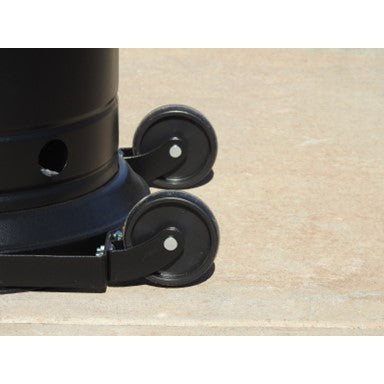 AZ Patio Heaters Commercial Patio Heater in Black with 33" Shield