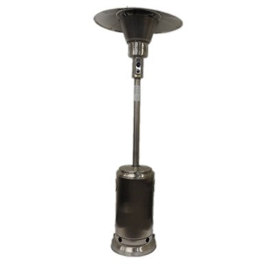 AZ Patio Heaters Commercial Patio Heater in Stainless Steel with 33" Shield