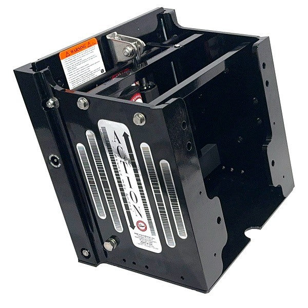 Bob's Machine Shop 4" Action series Powder coated Black Jack Plate