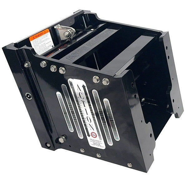 Bob's Machine Shop 4" Action series Powder coated Black Jack Plate