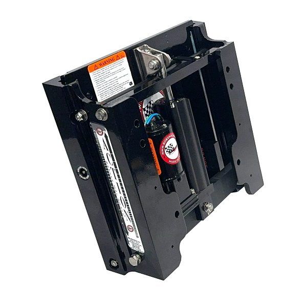 Bob's Machine Shop 6" Action series Powder coated Black Jack Plate