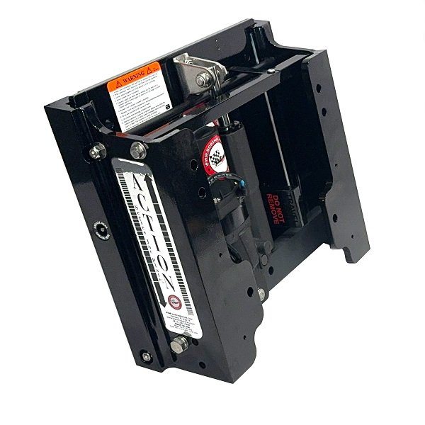 Bob's Machine Shop 4" Action series Powder coated Black Jack Plate