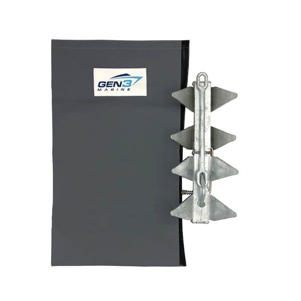 Gen3 Marine 25LB Box Anchor Galvanized w/ Bag