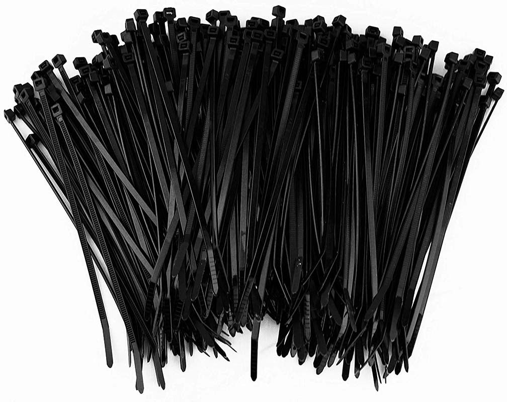 Xscorpion (CT-6)  6GÇ¦ Wire Ties - Black (1000 count)