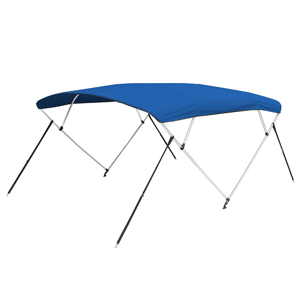 Carver 4 Bow 5487U Bimini Top with Boot - Pacific Blue Acrylic