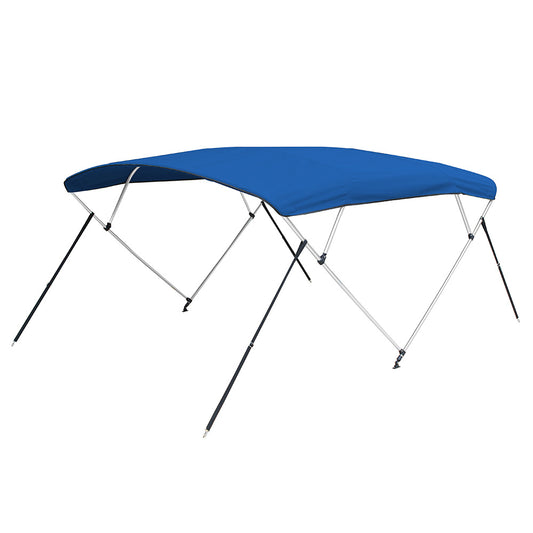 Carver 4 Bow 5487U Bimini Top with Boot - Pacific Blue Acrylic