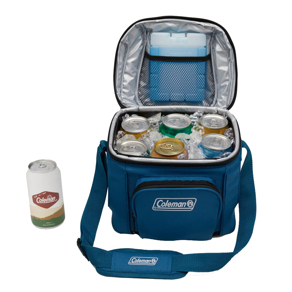 Coleman CHILLER™ 9-Can Soft-Sided Portable Cooler - Deep Ocean