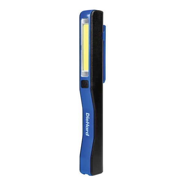 DieHard 41-6641 200-Lumen Water-Resistant Rechargeable COB LED Pen Light with Clip