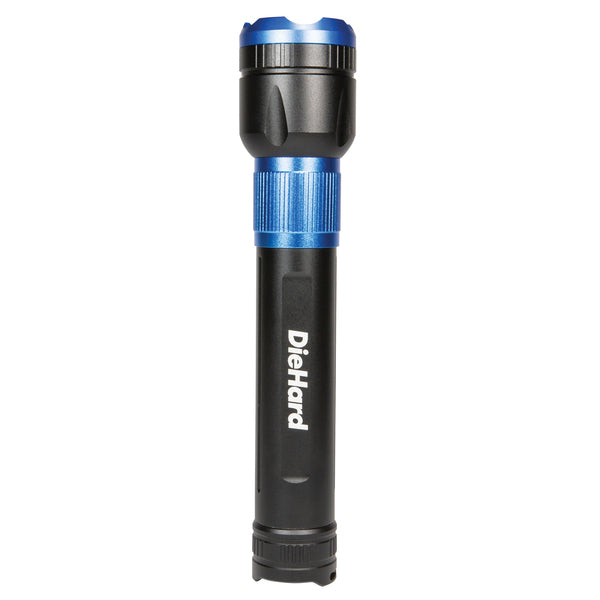 DieHard 41-6646 3,400-Lumen Water-Resistant Aluminum COB LED Rechargeable Flashlight with Power Bank