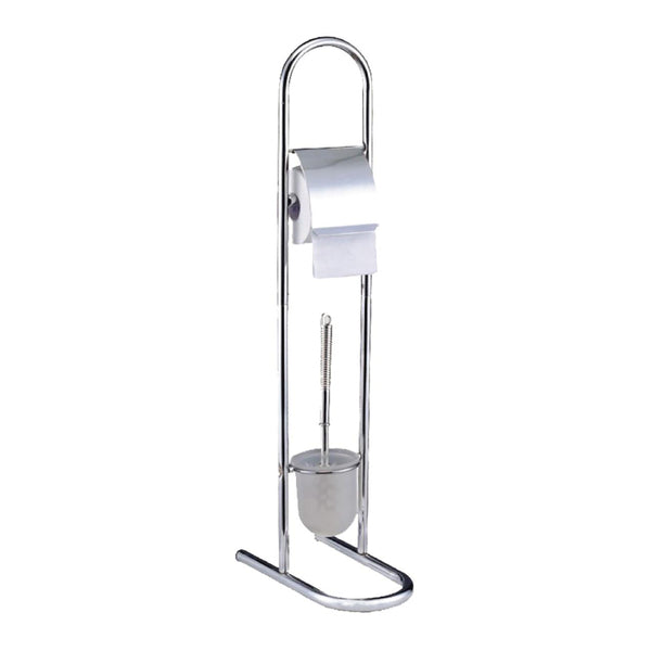 EuroHome EW189 Bath 2-in-1 Toilet Brush and Toilet Paper Stand