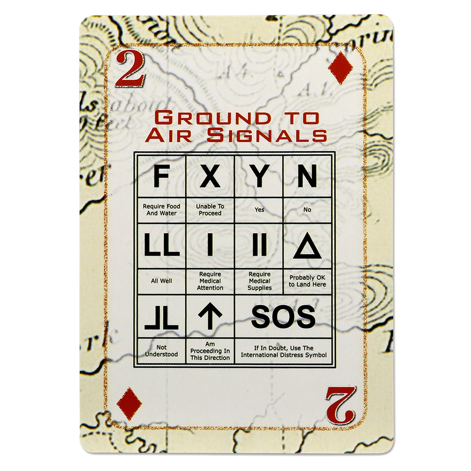 Deck of Survival Playing Cards