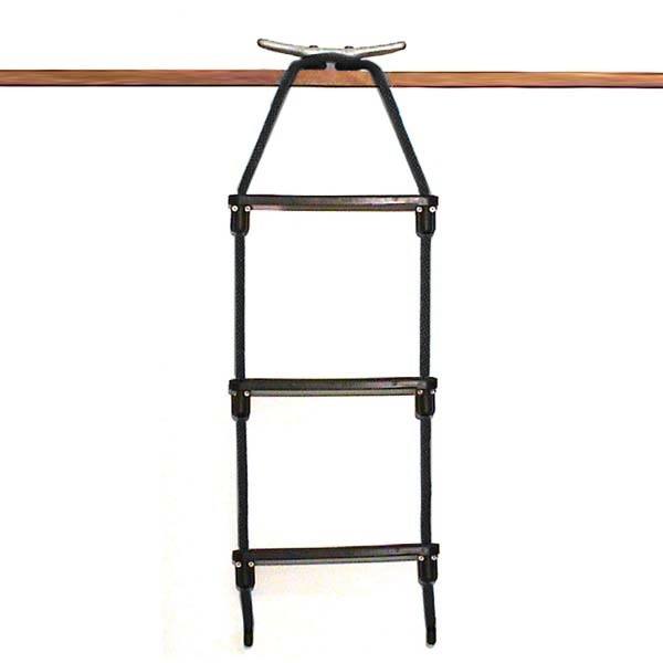 EZ-TY 3 Step Rope Ladder Black
