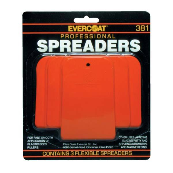 Fiberglass Evercoat Spreader Kits (3)