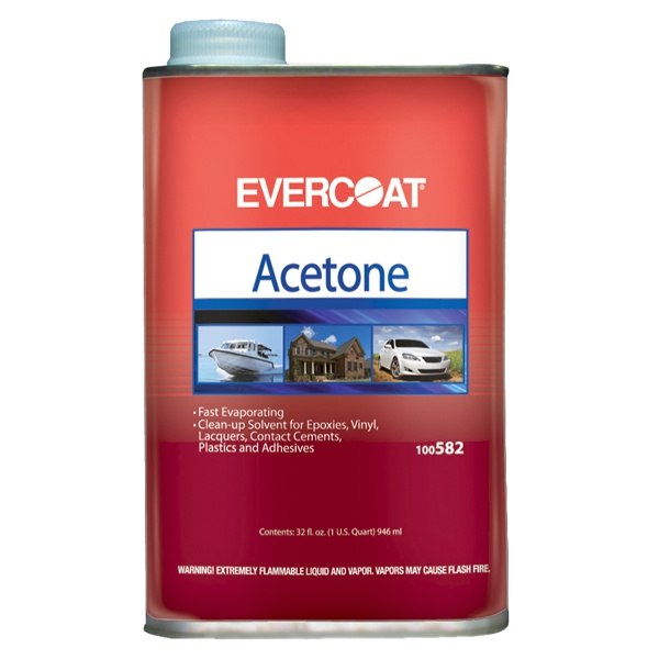 Fiberglass Evercoat Acetone Qt.