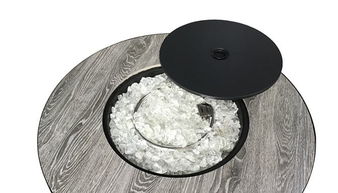 Wood Look Tile Top Fire Pit