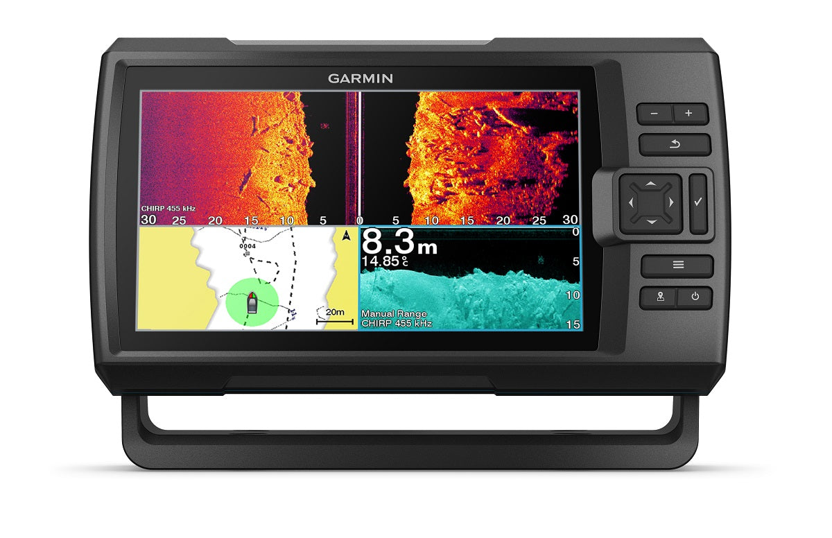 Garmin Striker Vivid 9sv 9in Fishfinder GPS Track Plotter With GT52