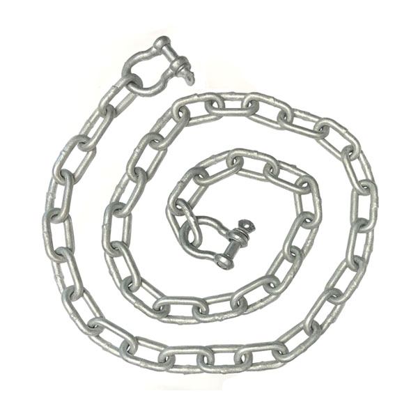 Gen3 Marine HDG Anchor Chain 3/16"x4' with two 1/4" shackle