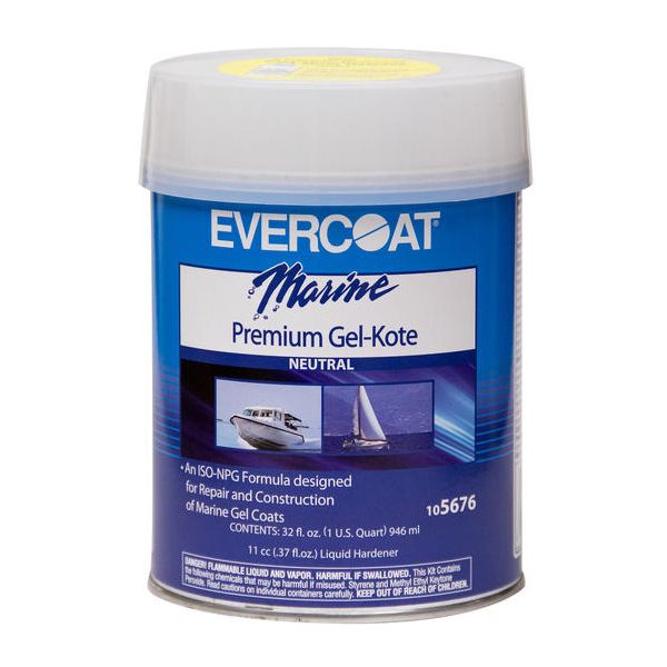 Fiberglass Evercoat Gel Kote Neutral Qt